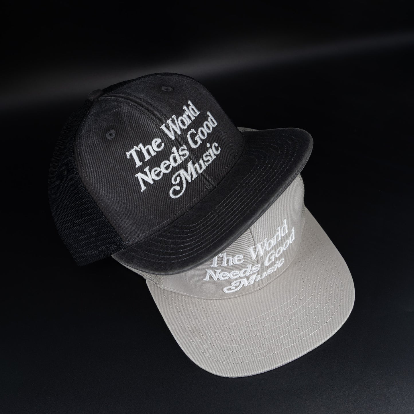 The World Needs Good Music Snapback / Faded Bone - IKendoit.Shop