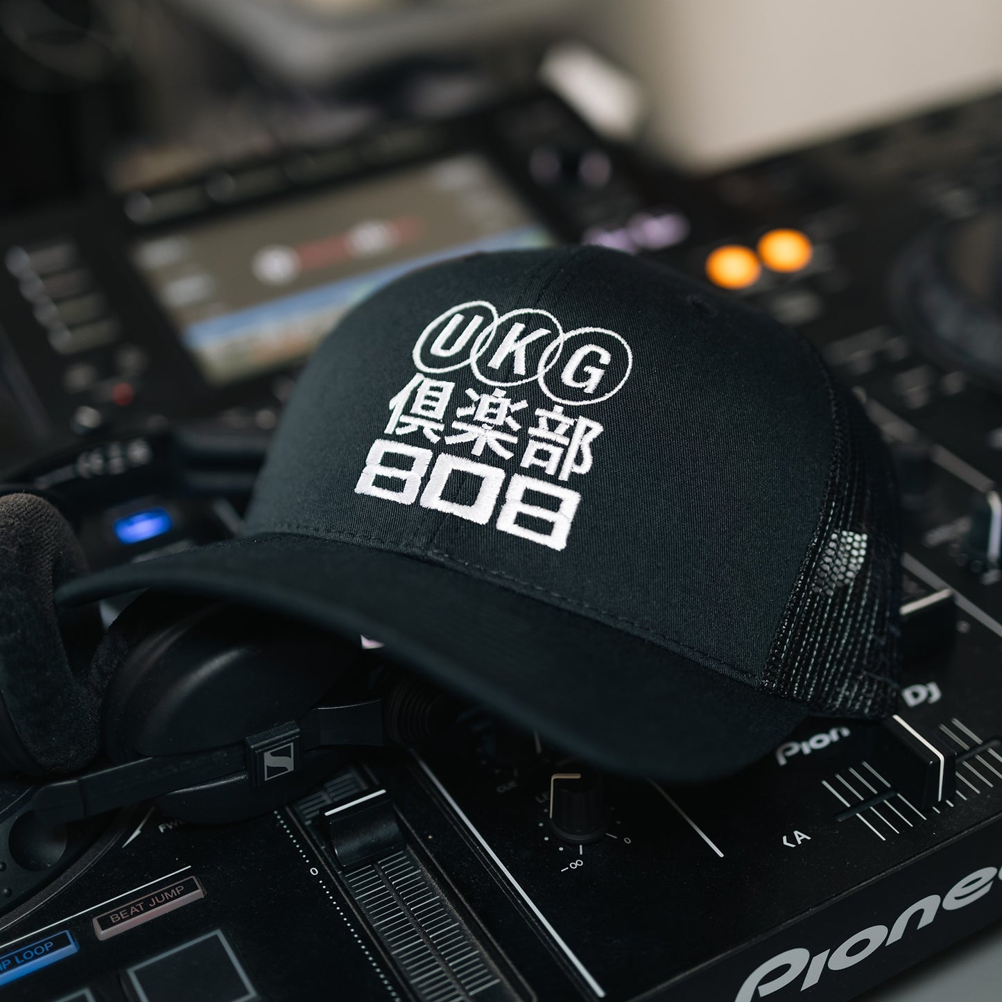 UKG CLUB (倶楽部) Trucker Hat / Black - IKendoit.Shop