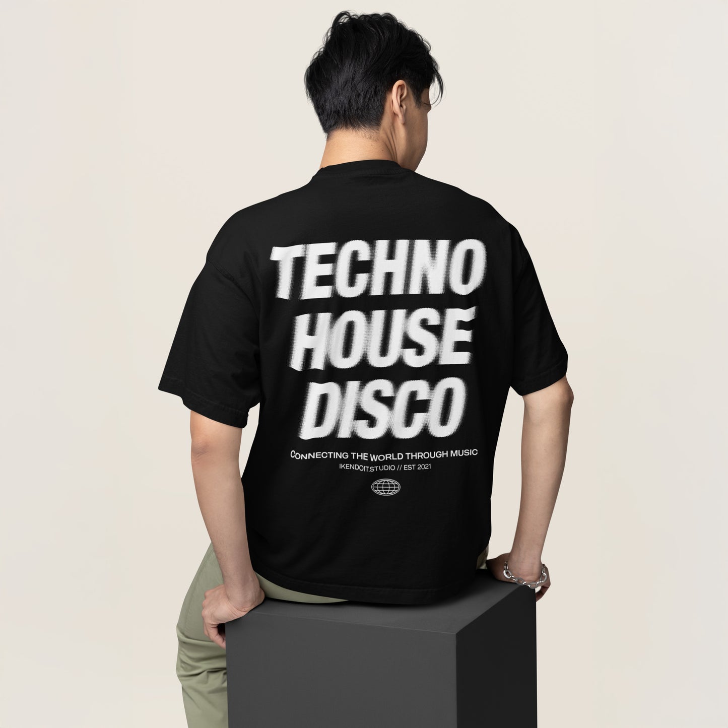 Techno x House x Disco Tee / Black - IKendoit.Shop