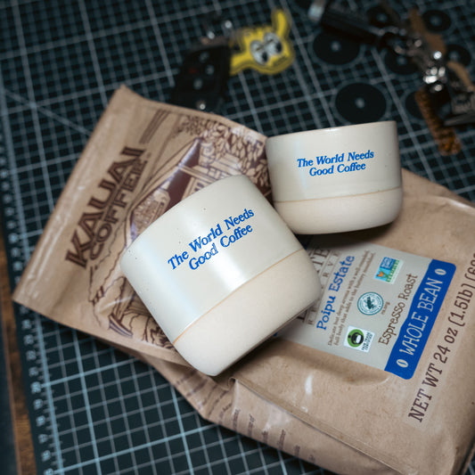The World Needs Good Coffee Ceramic Cup