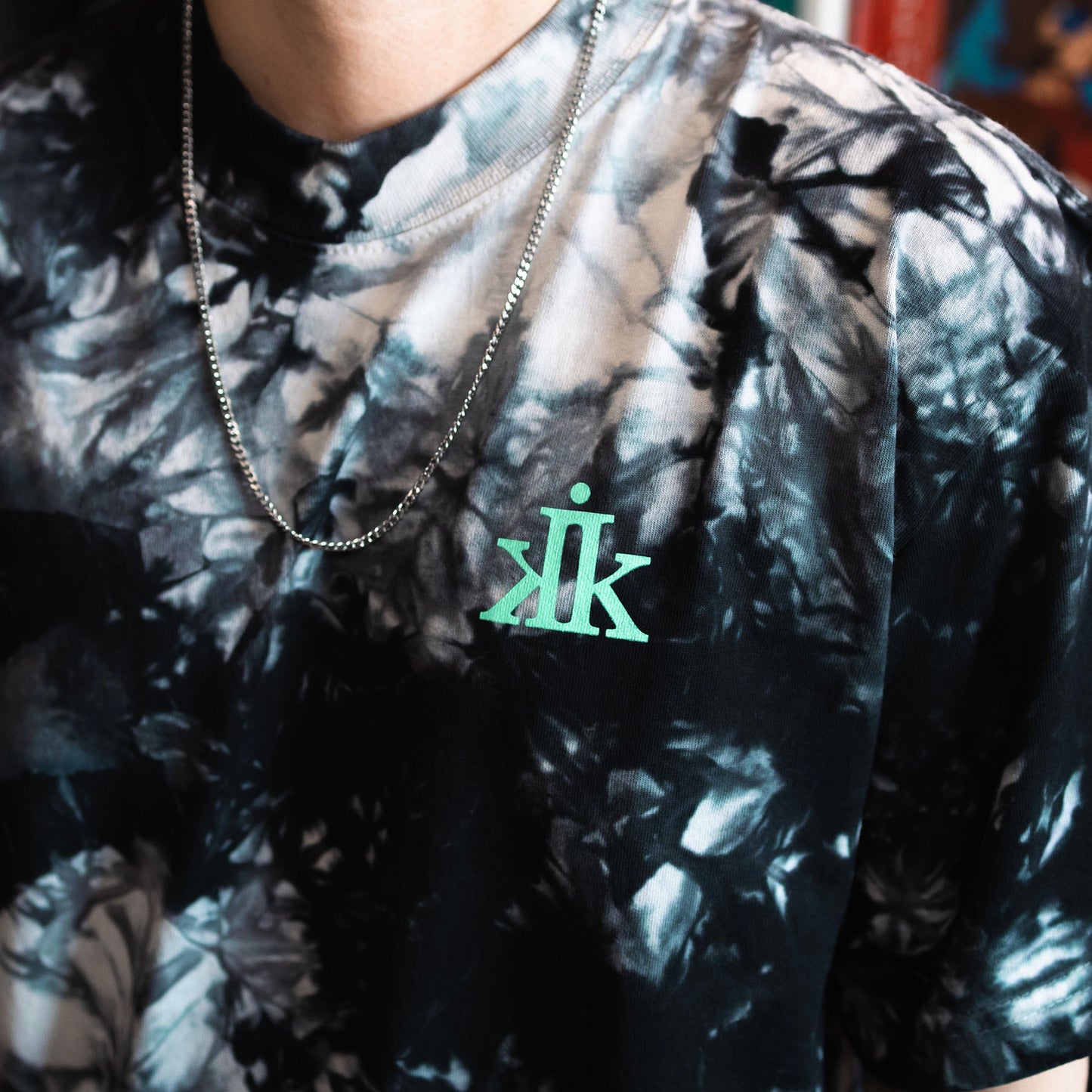 The World Needs Good Music Oversized Tee / Crystal Dye - IKendoit.Shop