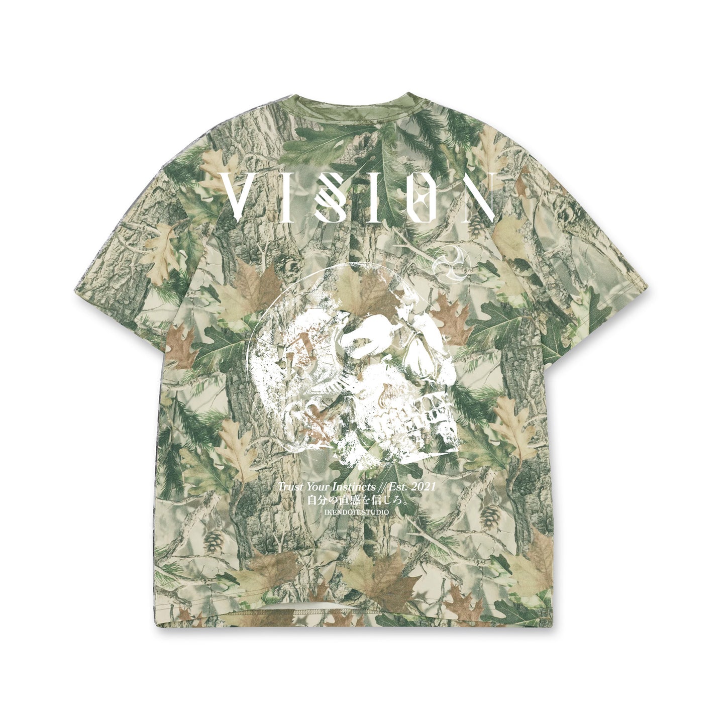 Illusions* Tee / Wood Camo