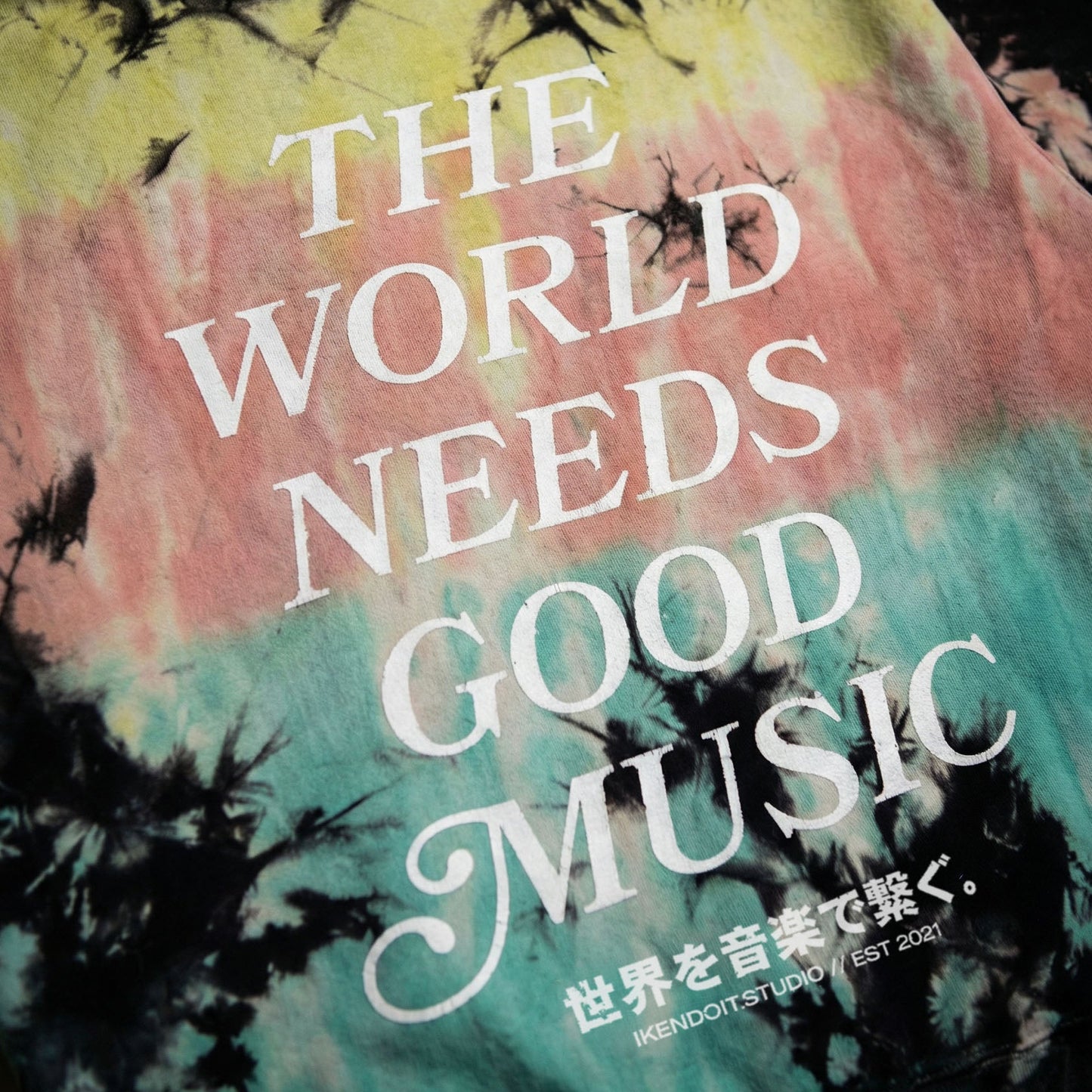 The World Needs Good Music Hoodie / Special Dye - IKendoit.Shop