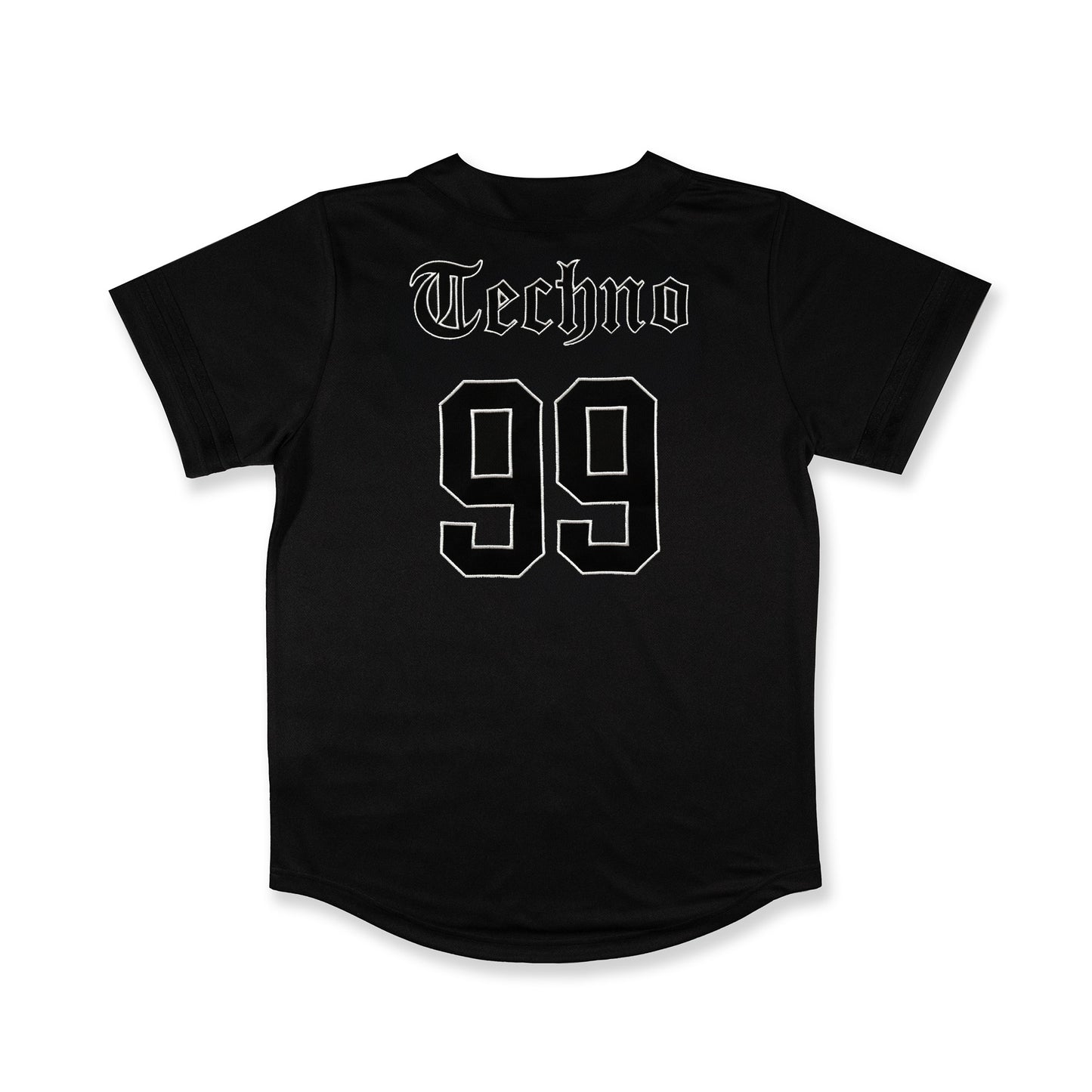 Techno Baseball Jersey / Black - IKendoit.Shop