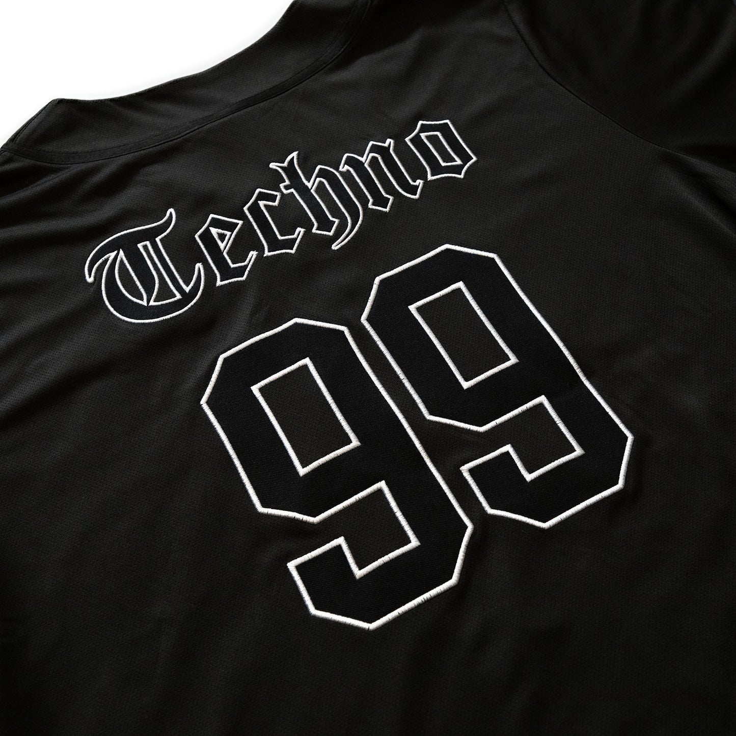 Techno Baseball Jersey / Black - IKendoit.Shop