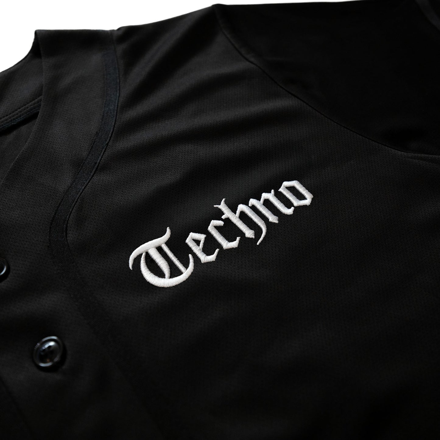 Techno Baseball Jersey / Black - IKendoit.Shop