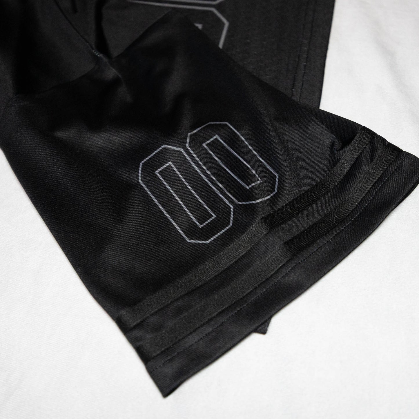 Techno Cropped Football Jersey / Black - IKendoit.Shop