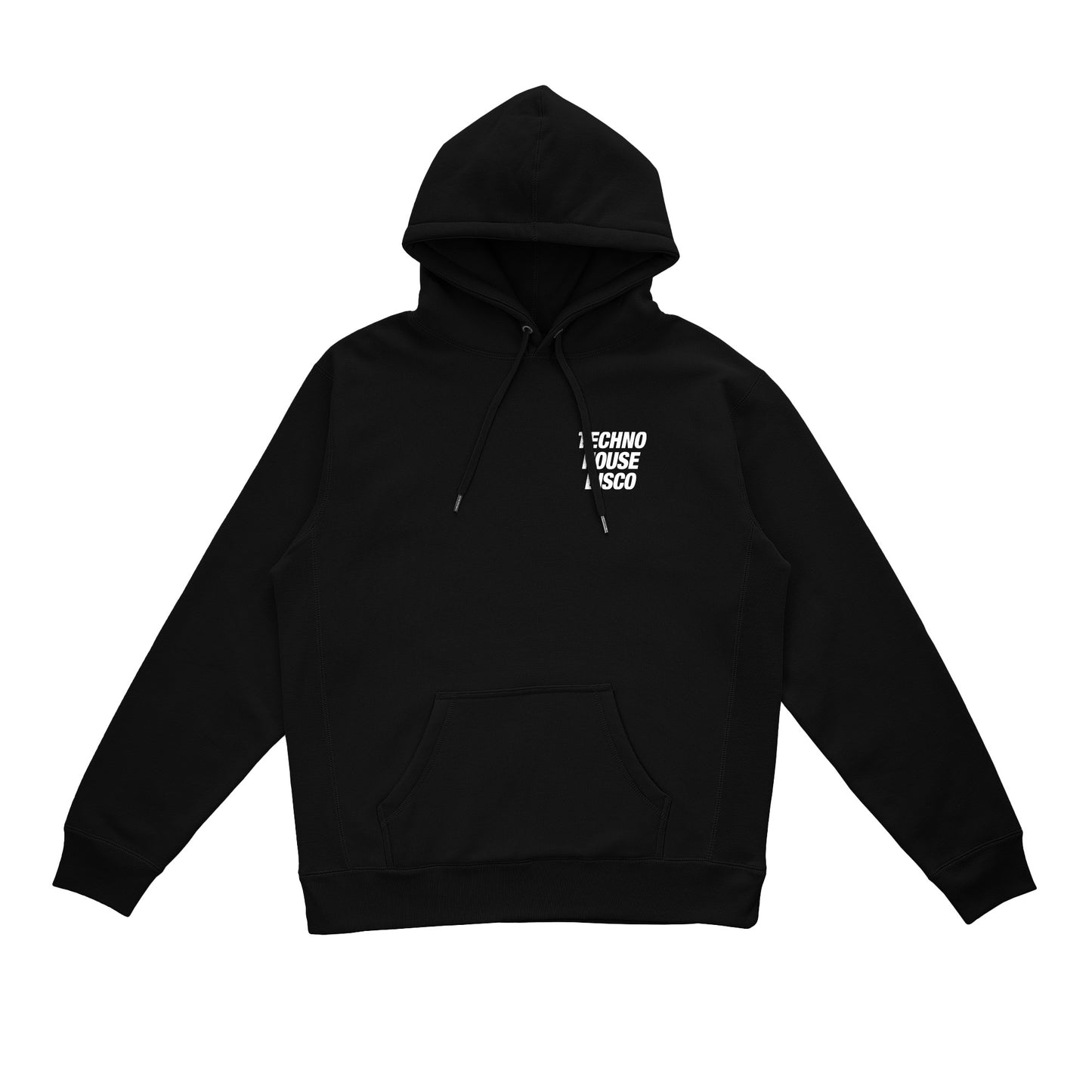 Techno x House x Disco Hoodie / Black - IKendoit.Shop