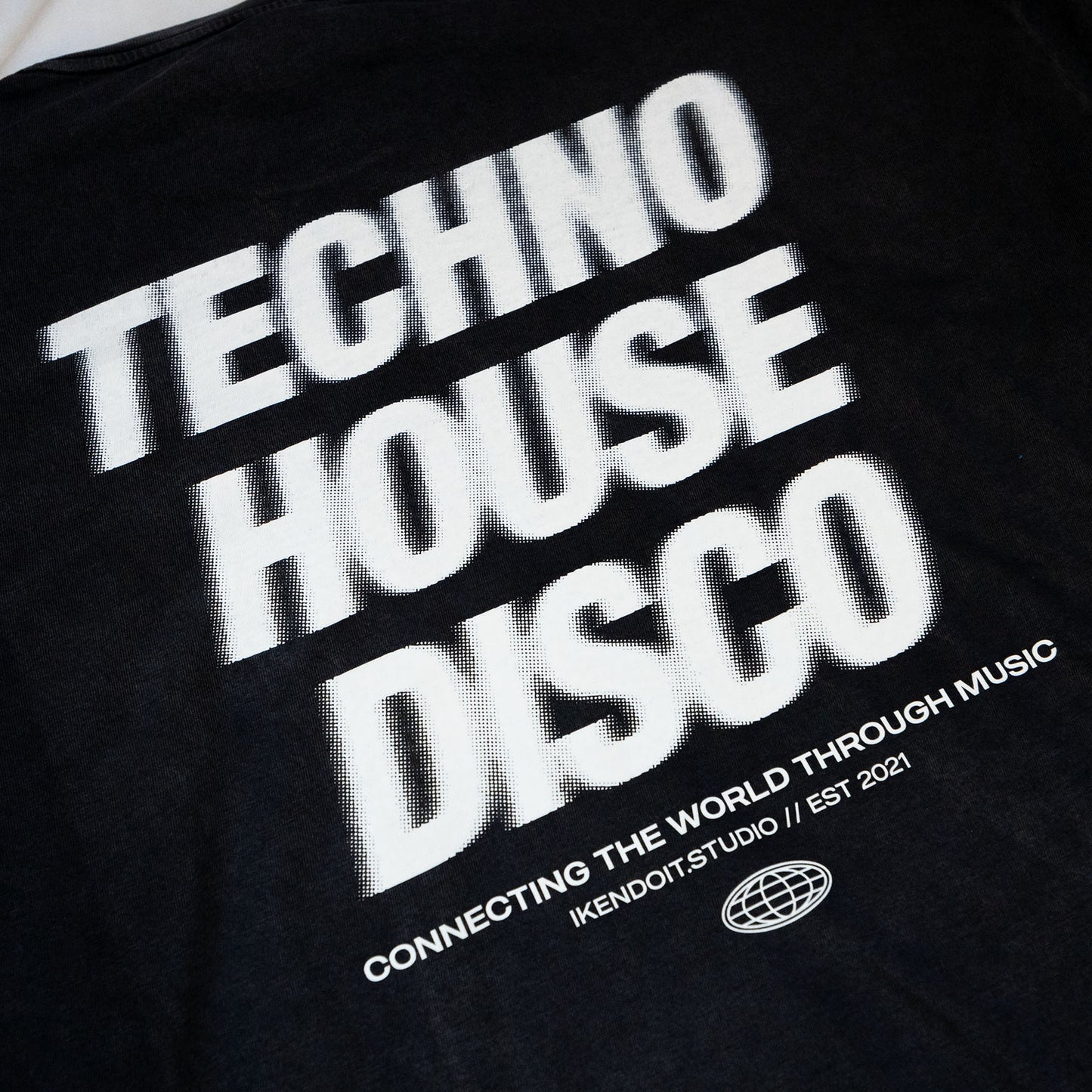 Techno x House x Disco Hoodie / Black - IKendoit.Shop