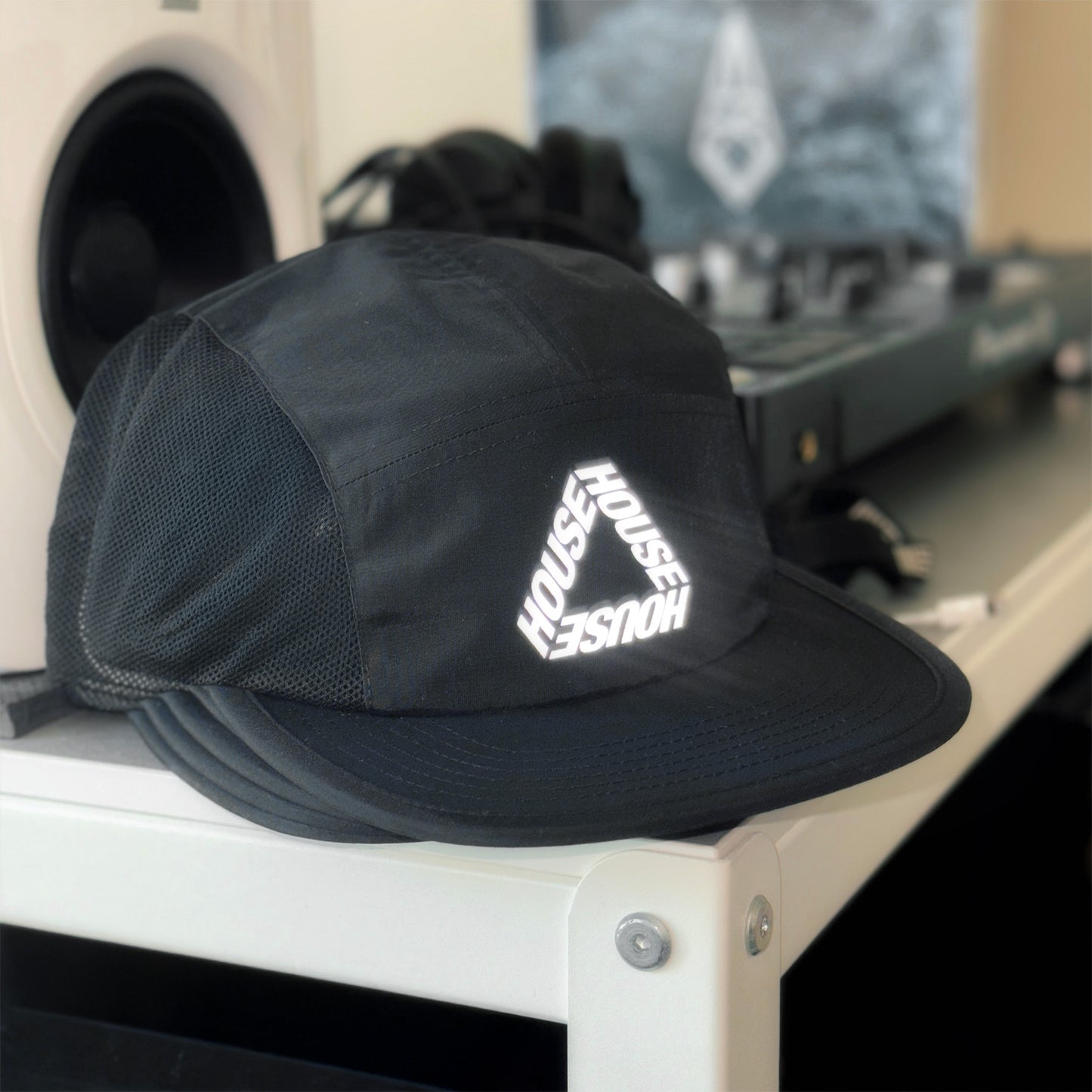Tri House Run Cap / Black - IKendoit.Shop