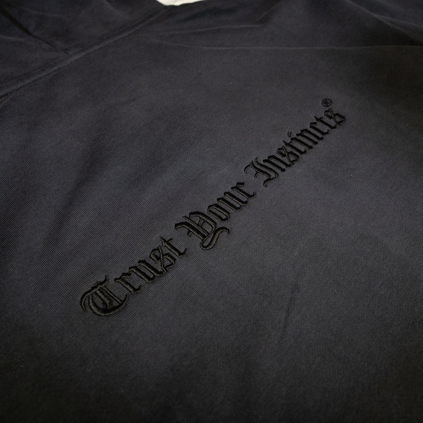 VI§IØN Distressed Zip Hoodie