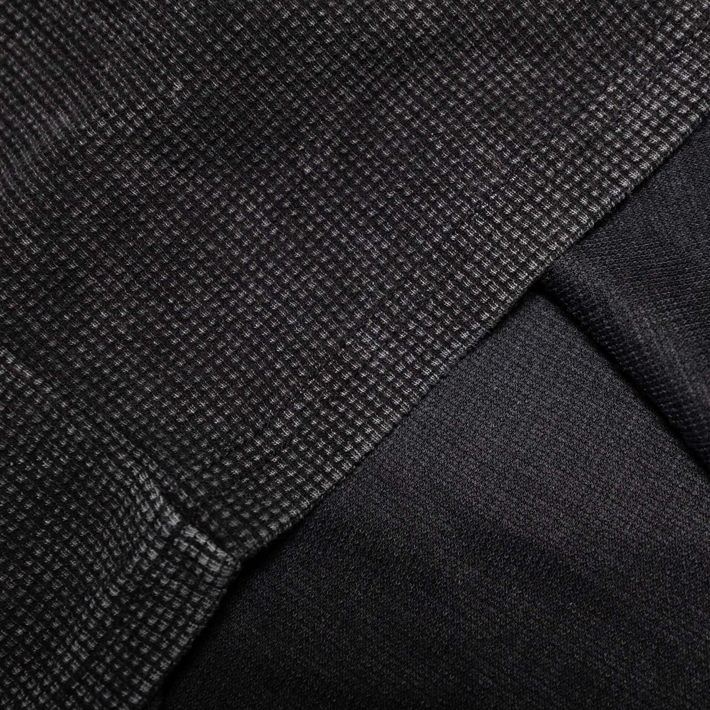 Boxy Waffle Tee / Washed Black