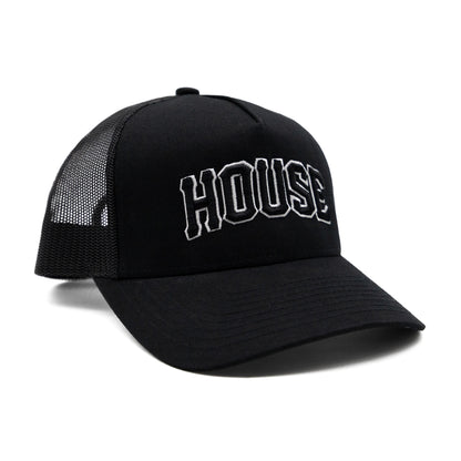 House Arc Logo Trucker Hat / Black - IKendoit.Shop