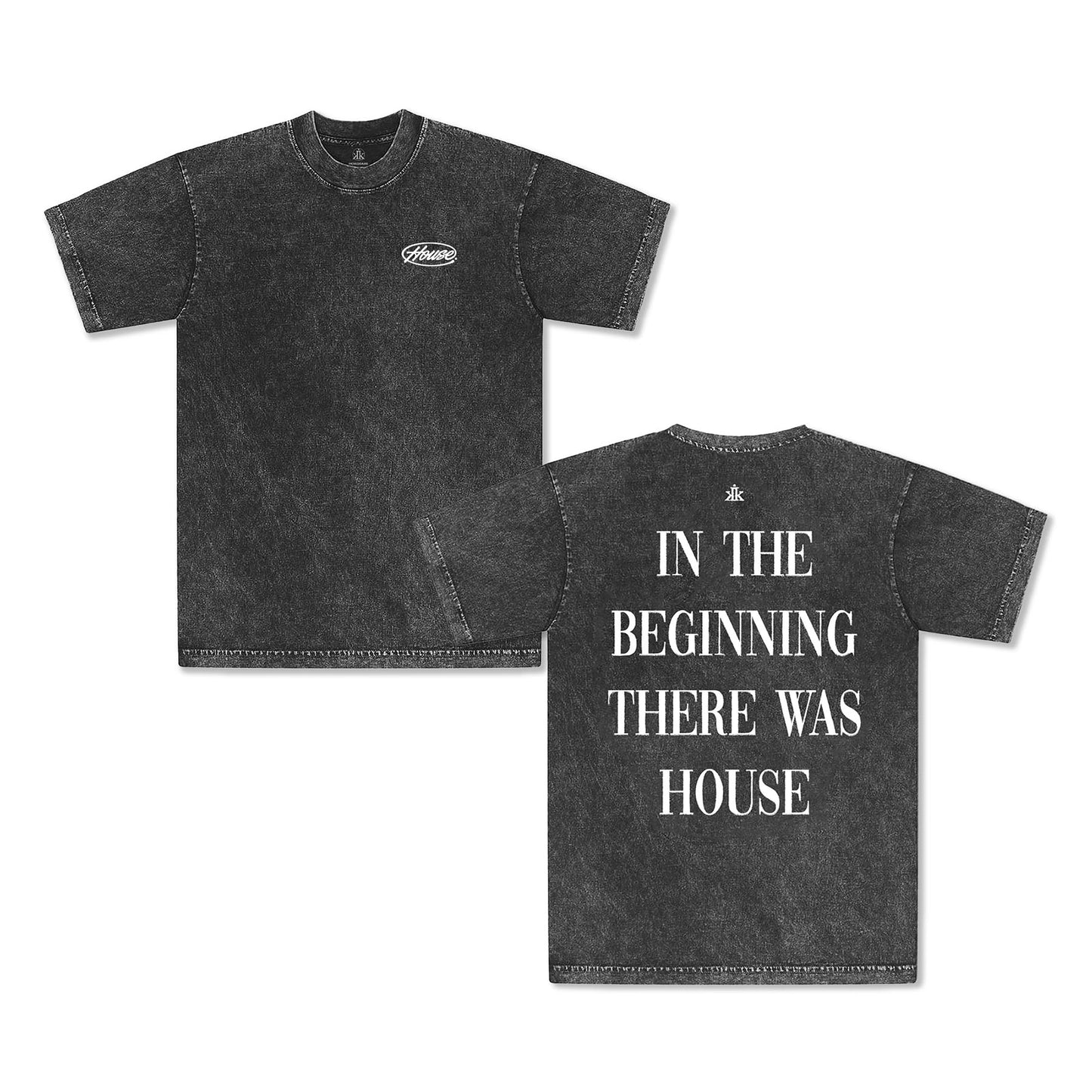 In The Beginning...[House] Tee / Carbon Black - IKendoit.Shop