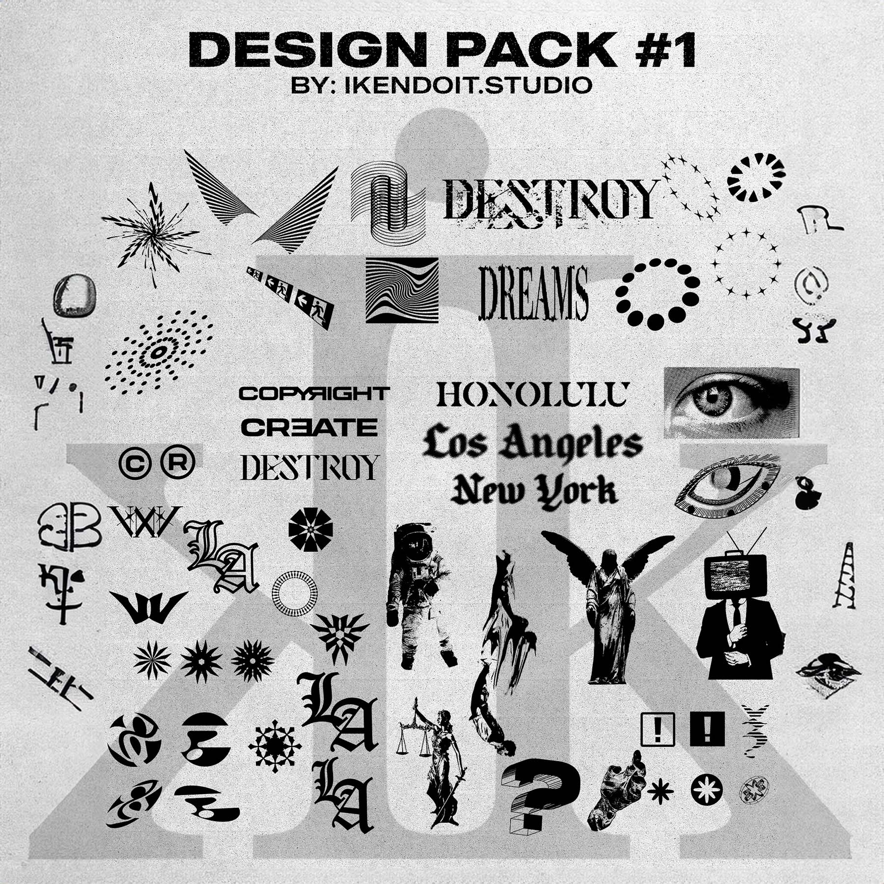 Design Asset Pack #1 - IKendoit.Shop