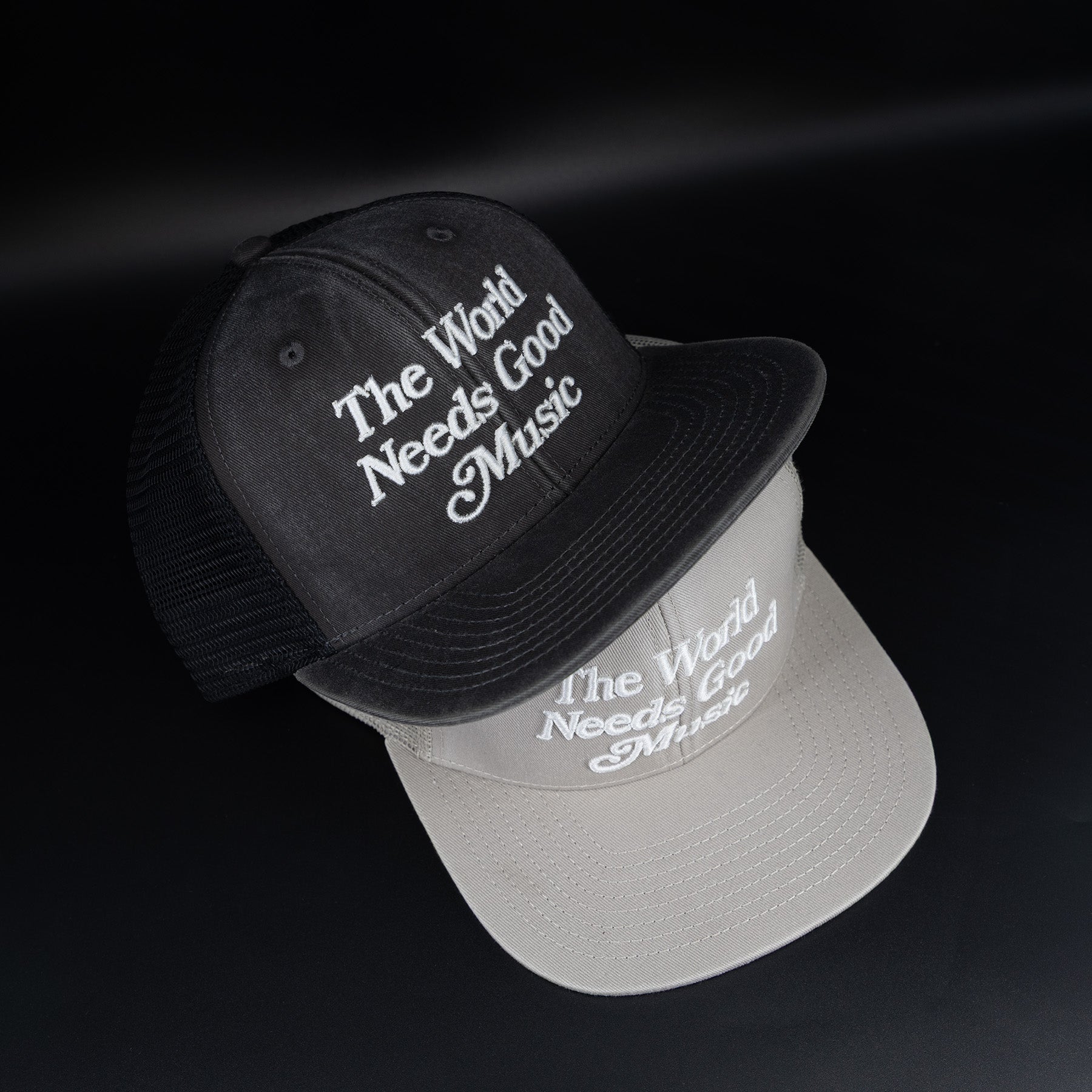 The World Needs Good Music Snapback / Faded Bone - IKendoit.Shop