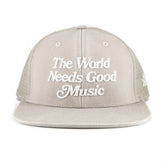 The World Needs Good Music Snapback / Faded Bone - IKendoit.Shop