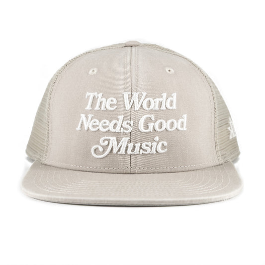 The World Needs Good Music Snapback / Faded Bone - IKendoit.Shop