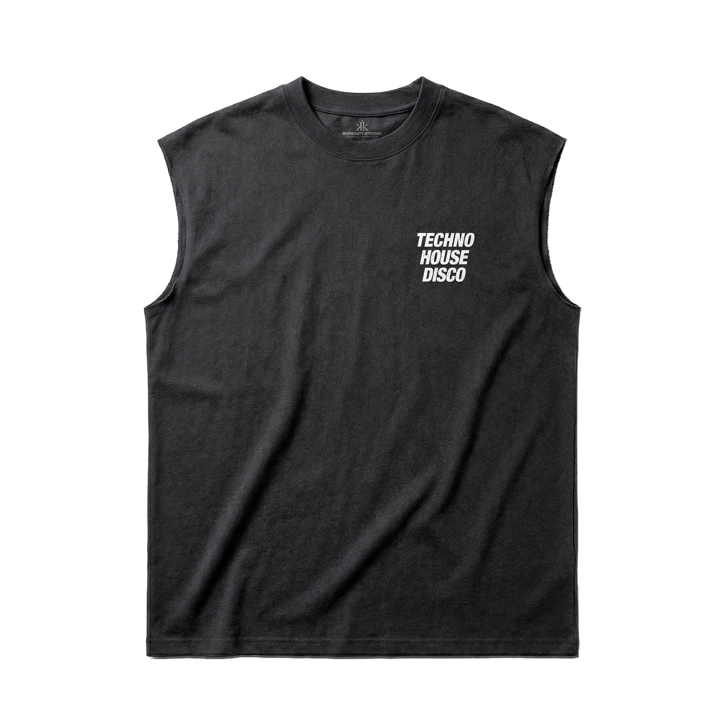 Techno x House x Disco Sleeveless Tee - IKendoit.Shop