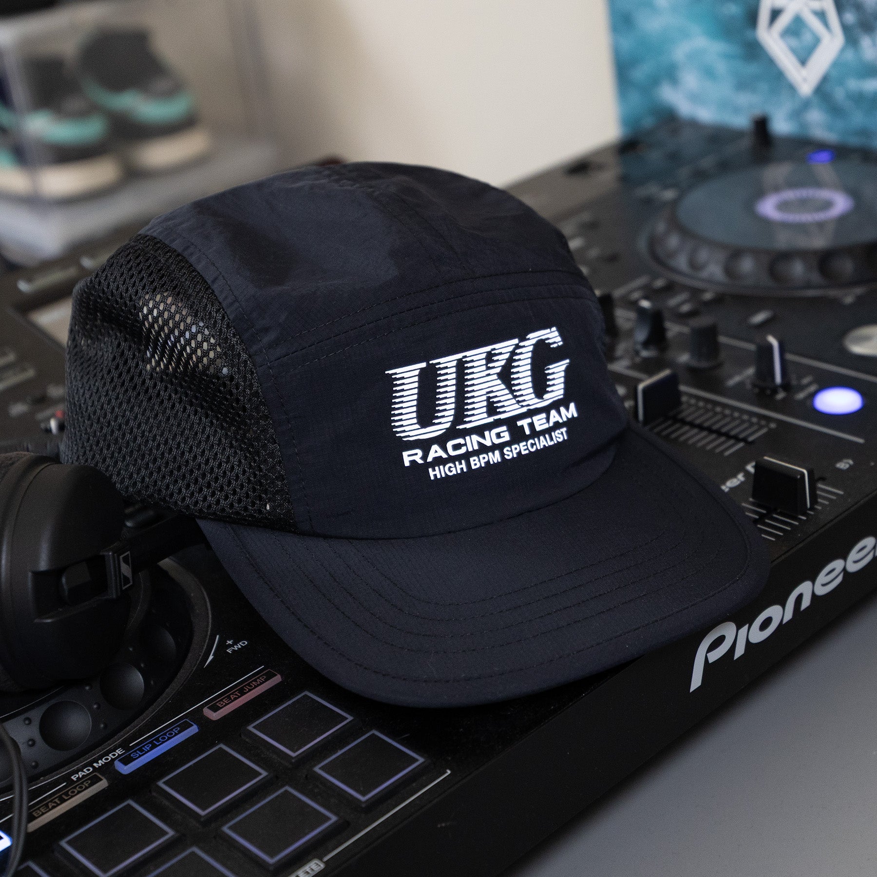 UKG (Racing Team) Run Cap / Black - IKendoit.Shop