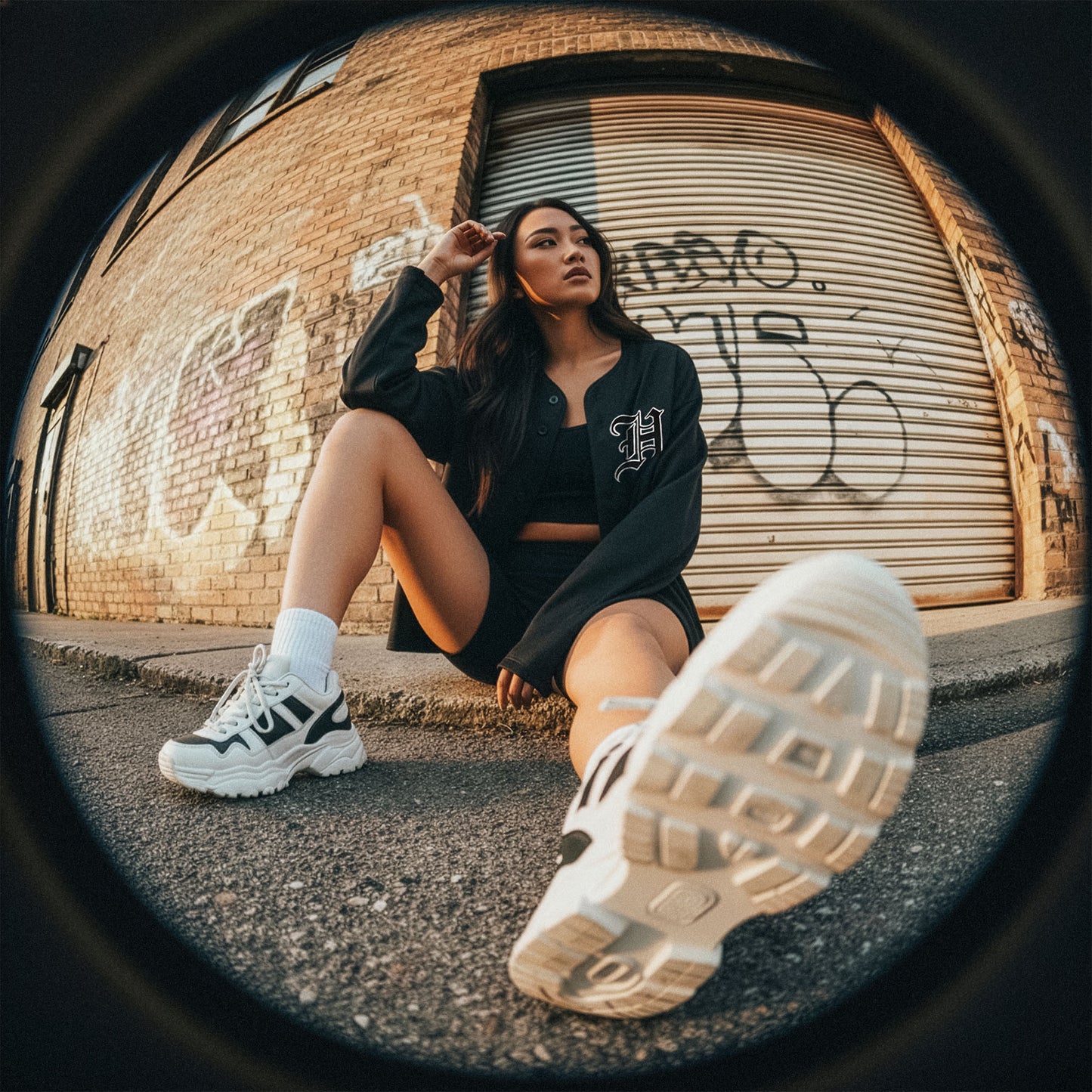 [House] Baseball Jersey / Black