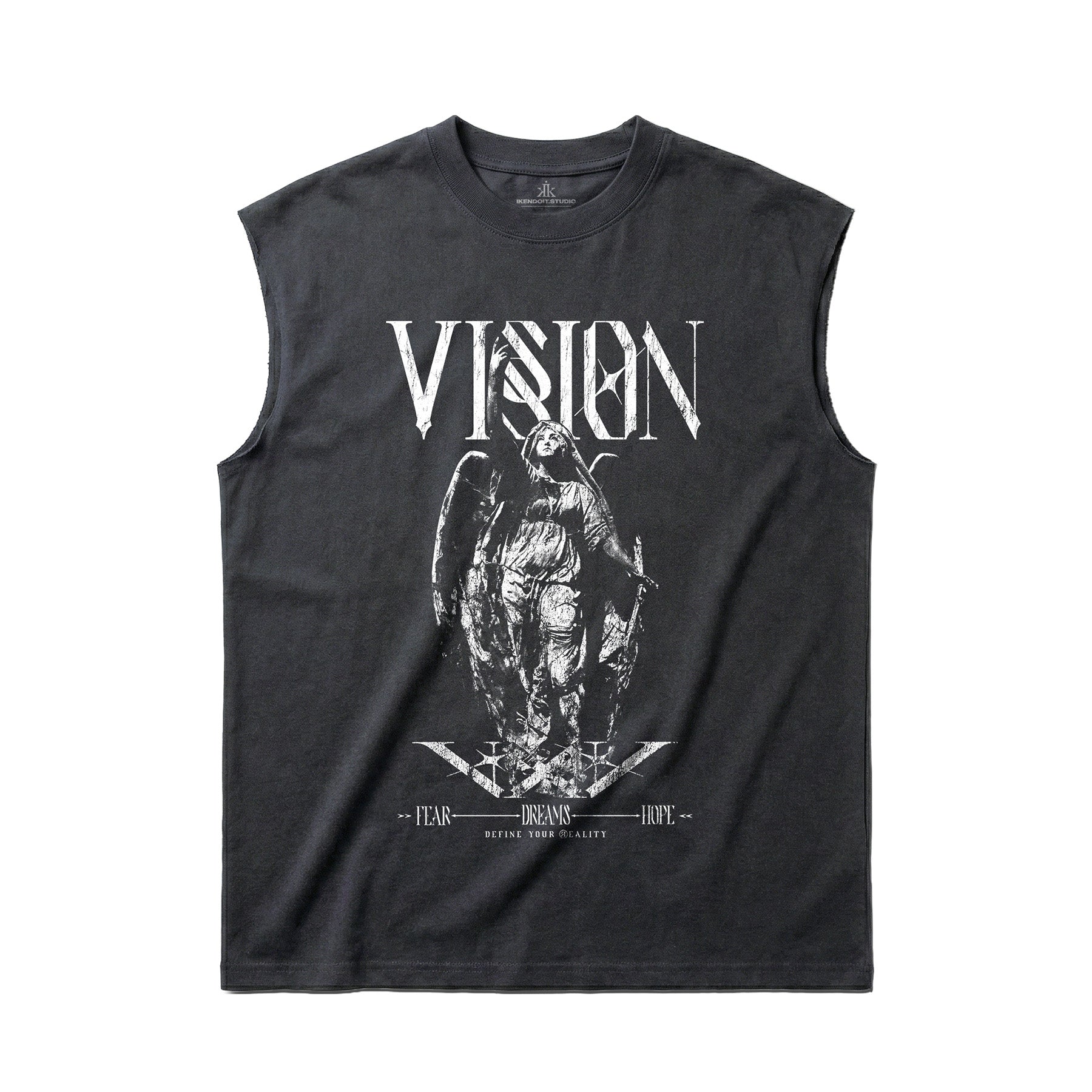 D R E A M S [Vision] Sleeveless Tee - IKendoit.Shop