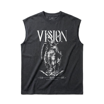 D R E A M S [Vision] Sleeveless Tee - IKendoit.Shop