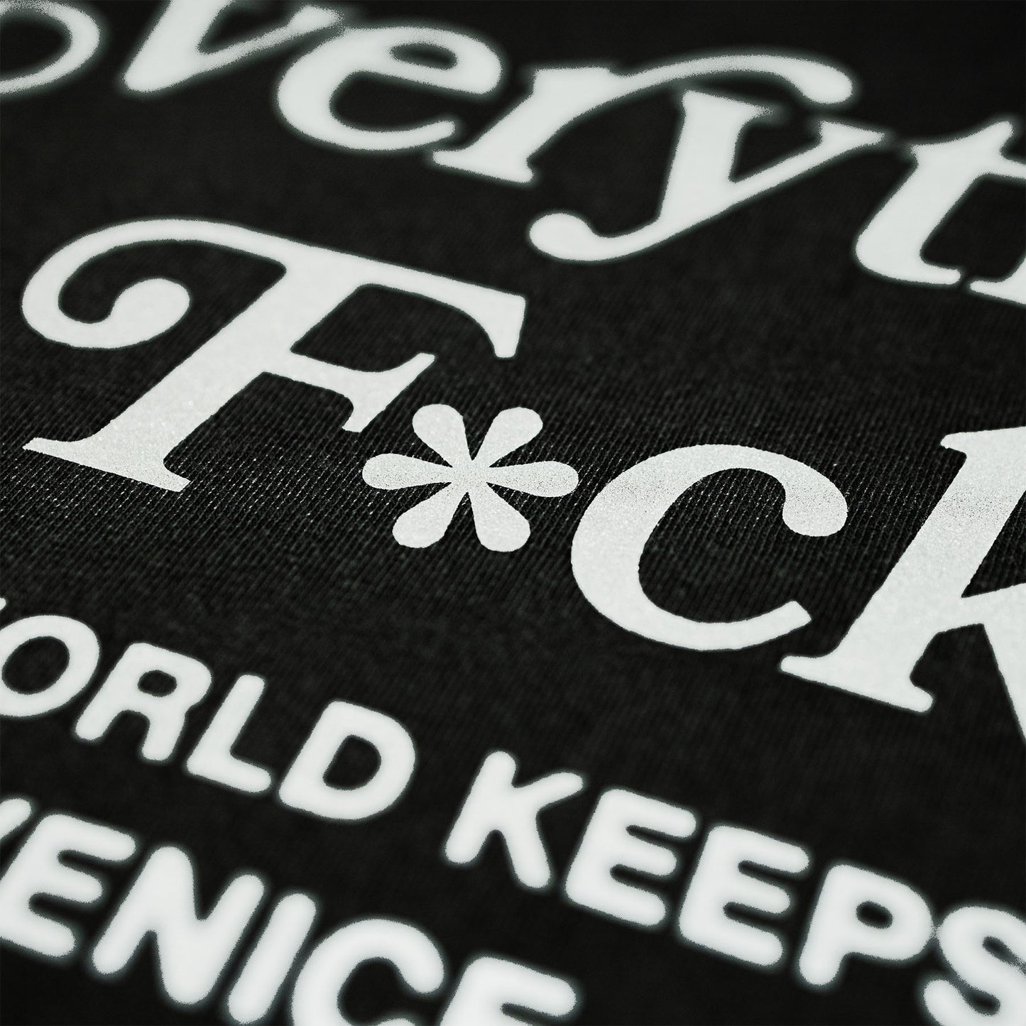 Everything Is F*cked Tee / Black