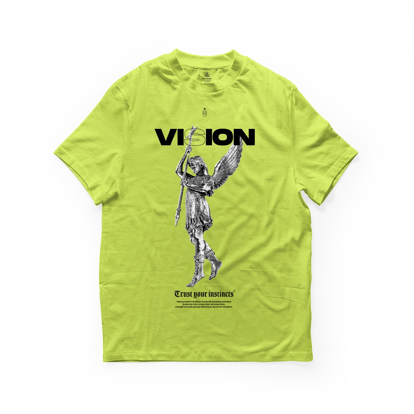Fragmented Statue [Vision] Tee / Neon Yellow - IKendoit.Shop