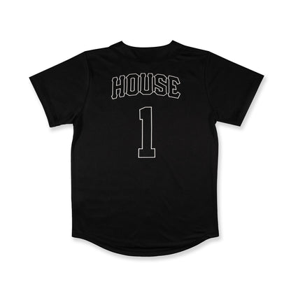 [House] Baseball Jersey / Black - IKendoit.Shop