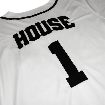 [House] Baseball Jersey / White - IKendoit.Shop