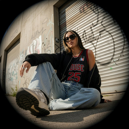 [House] Basketball Jersey / Black & Red - IKendoit.Shop