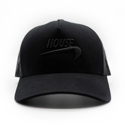 House Trucker Hat // Phantom Black - IKendoit.Shop