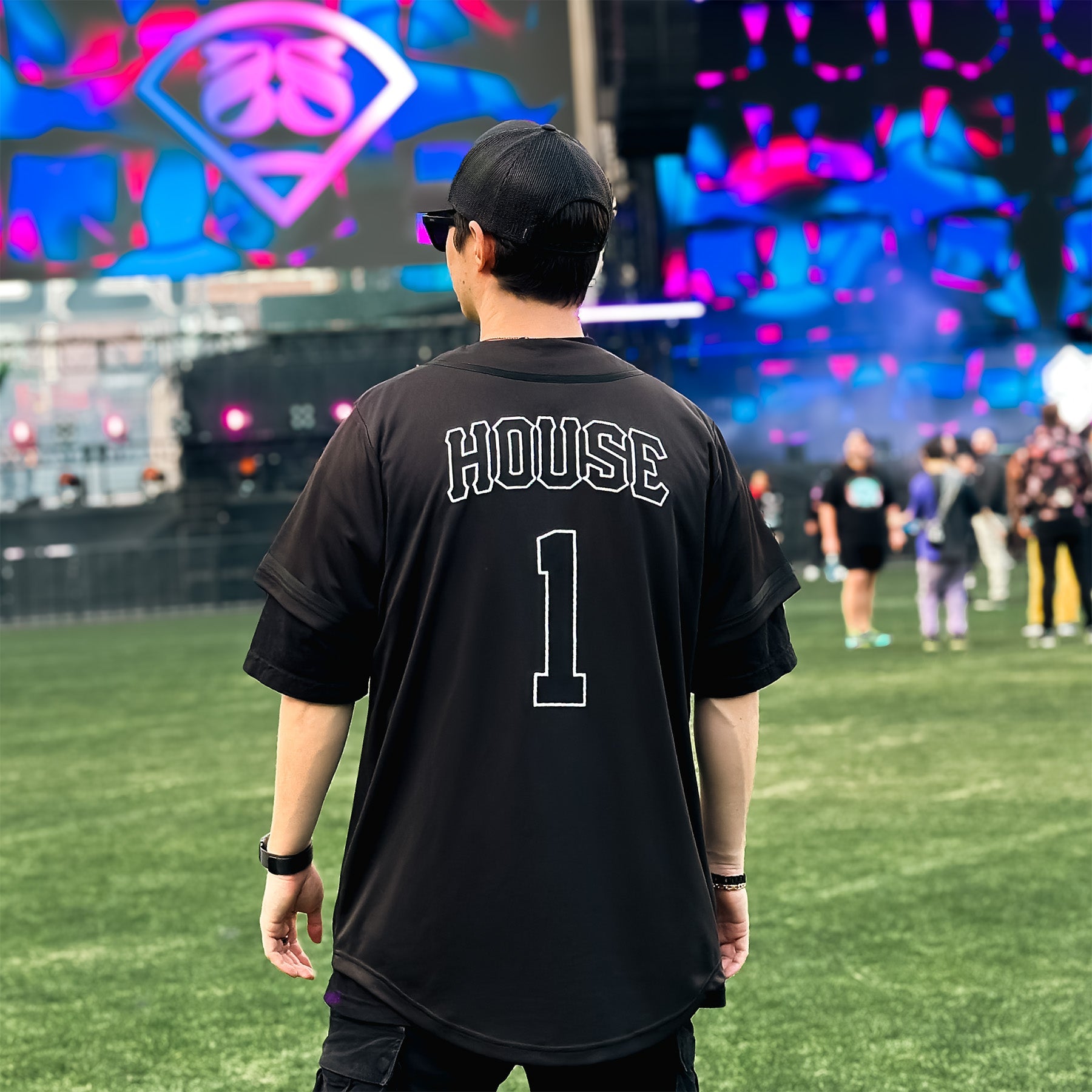 [House] Baseball Jersey / Black - IKendoit.Shop