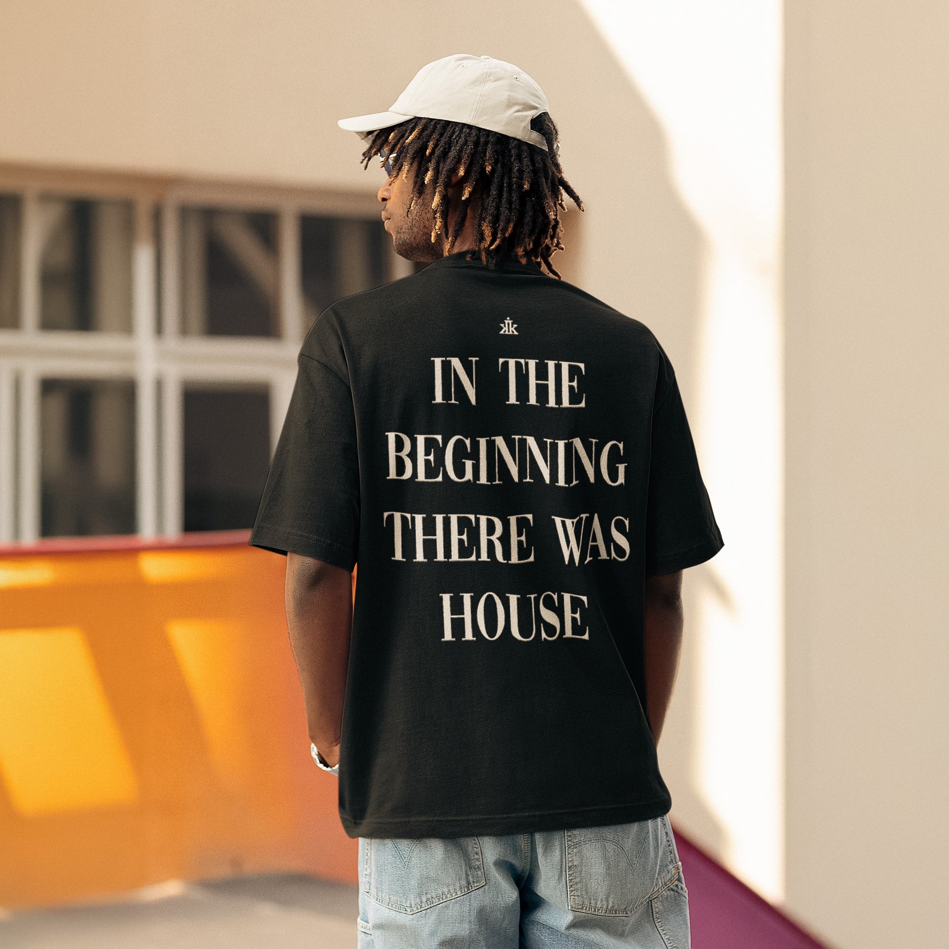 [OG Flip Logo] In The Beginning... Tee / Black - IKendoit.Shop