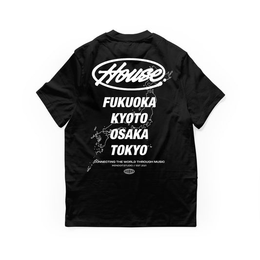 [House] Japan Tour 2025 Tee / Black
