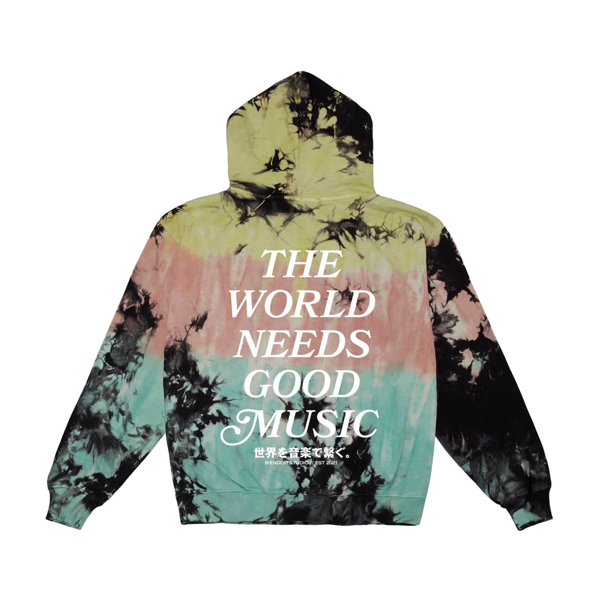 The World Needs Good Music Hoodie / CMYK – IKendoit.Shop