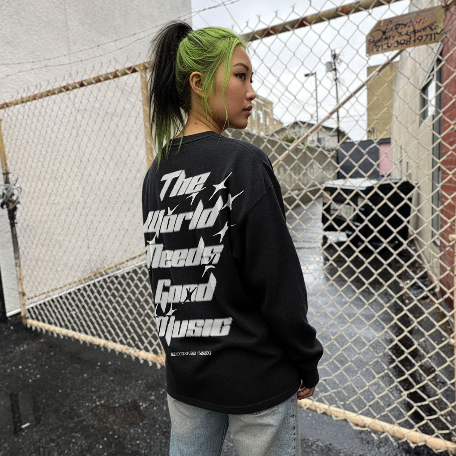 The World Needs Good Music (Orbit) Tee / Black - IKendoit.Shop