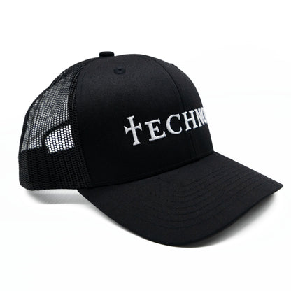 Techno 3D Mesh Snapback / Black - IKendoit.Shop