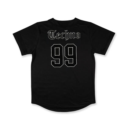 Techno Baseball Jersey / Black - IKendoit.Shop