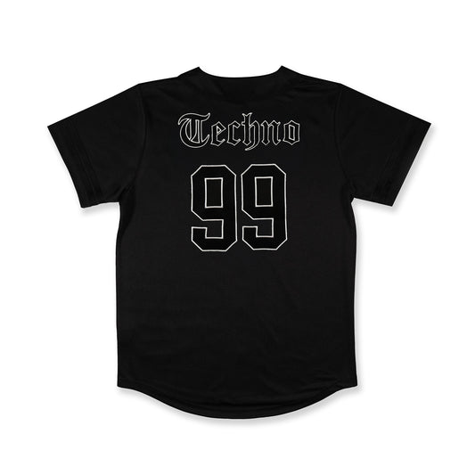 Techno Baseball Jersey / Black - IKendoit.Shop