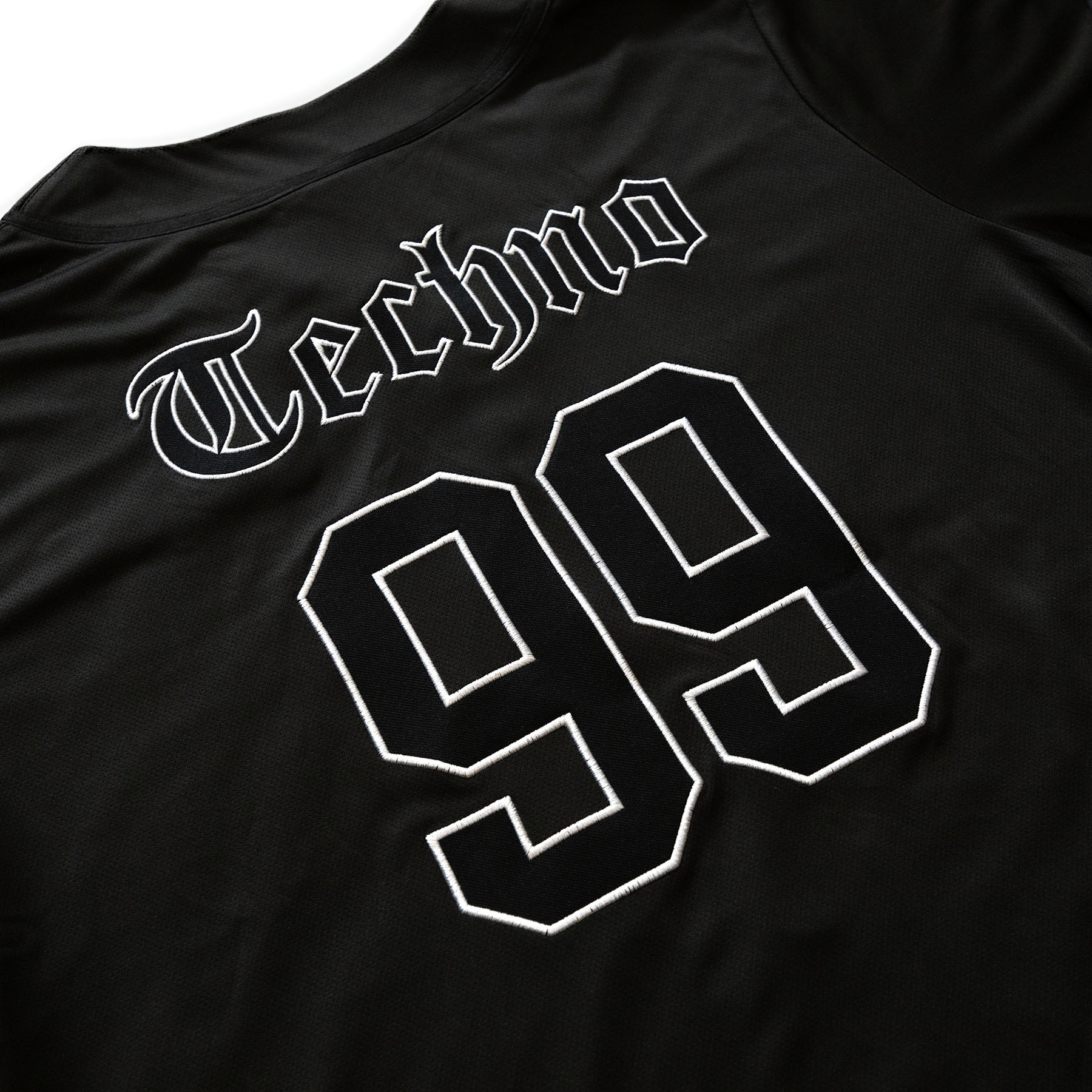 Techno Baseball Jersey / Black - IKendoit.Shop