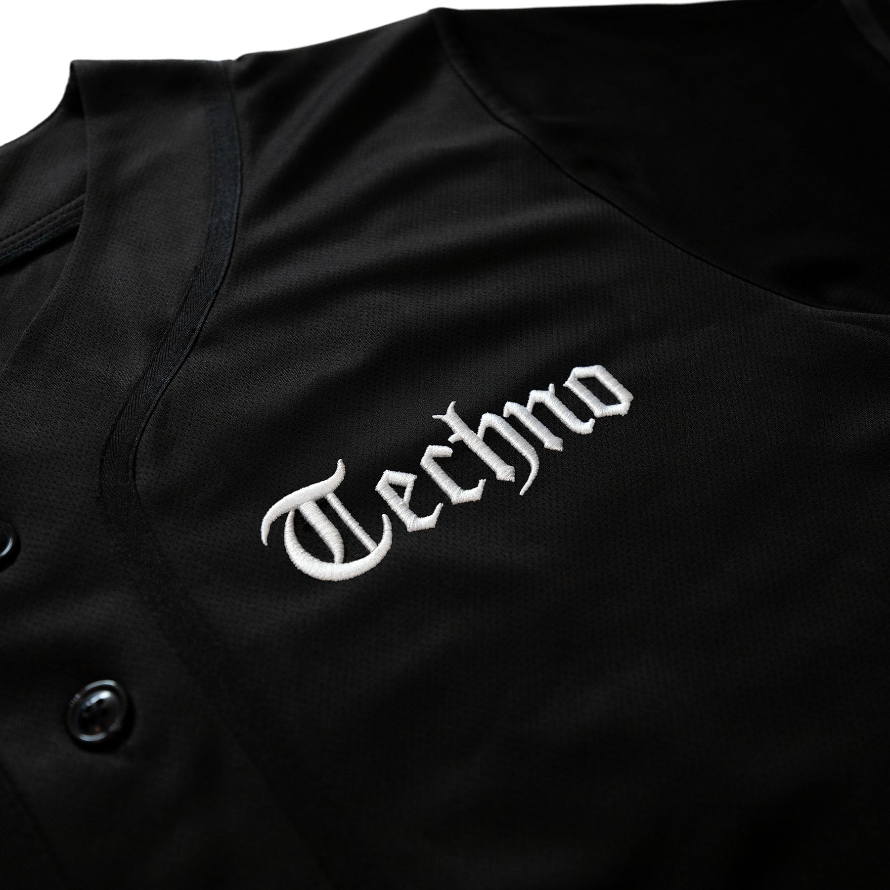Techno Baseball Jersey / Black - IKendoit.Shop