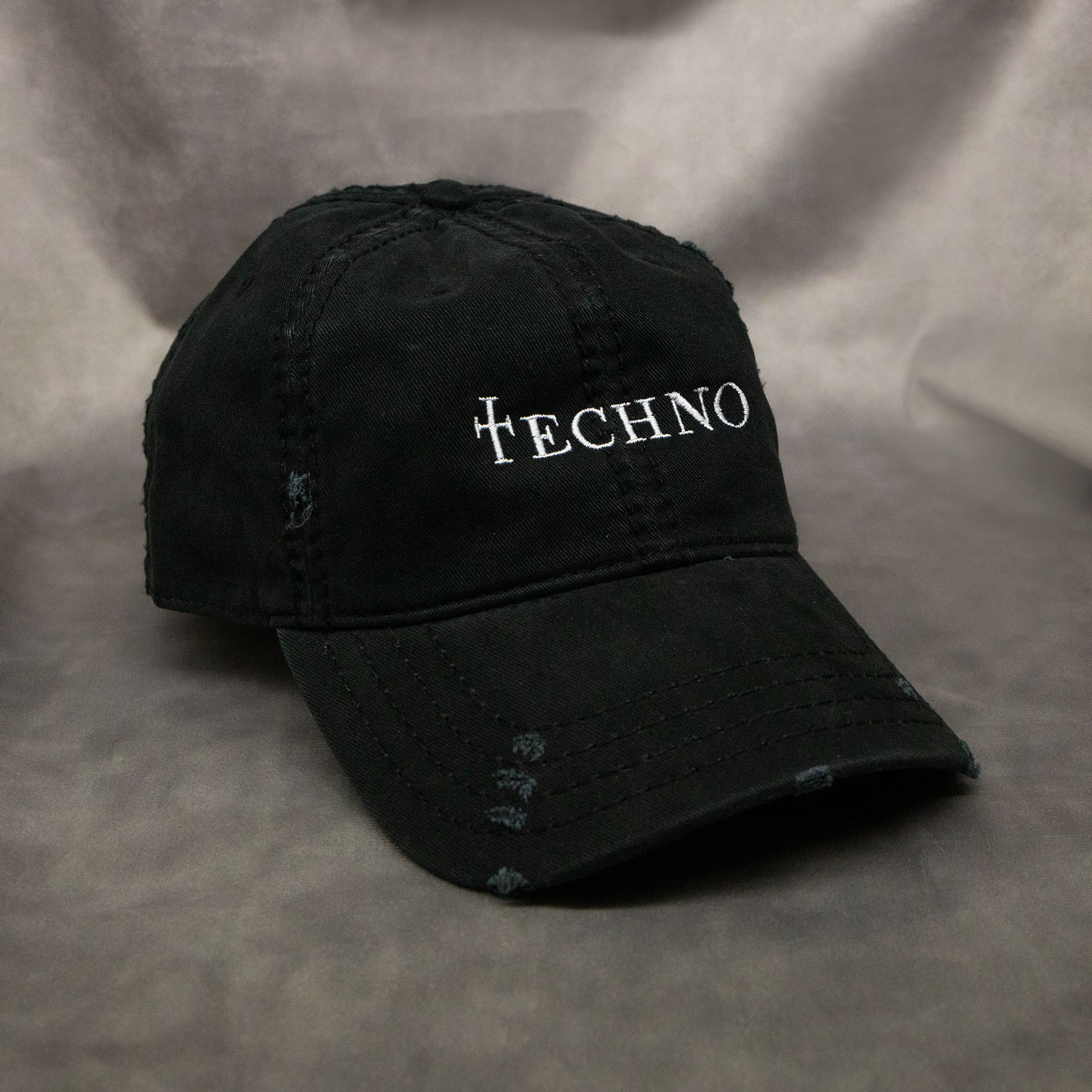 Techno Distressed Dad Hat - IKendoit.Shop