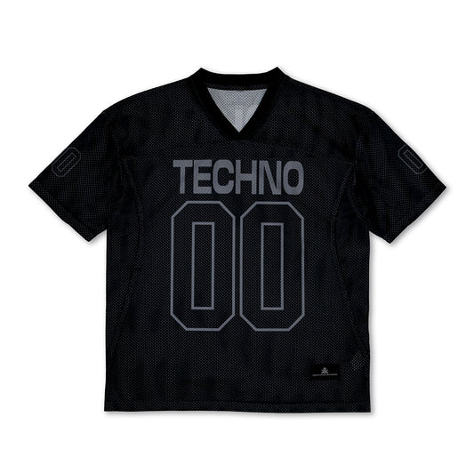 Techno Football Jersey / Black - IKendoit.Shop
