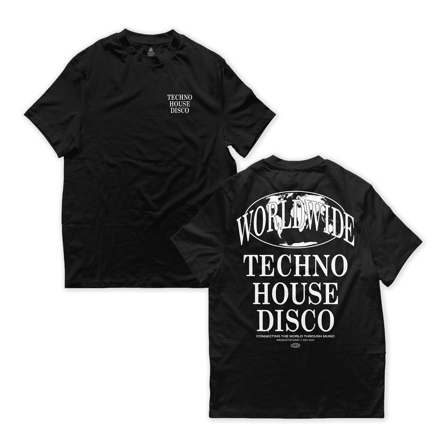 WORLDWIDE Techno x House x Disco Tee