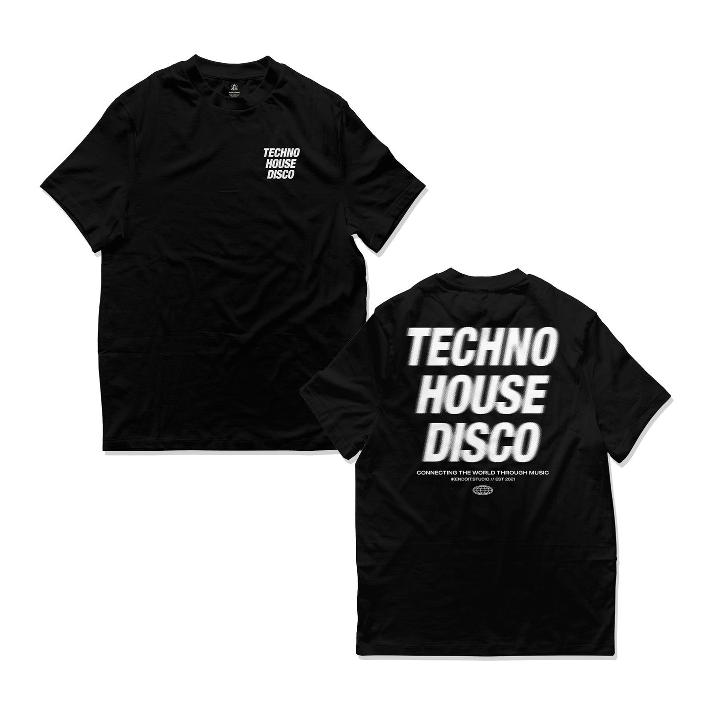 Techno x House x Disco Tee / Black - IKendoit.Shop