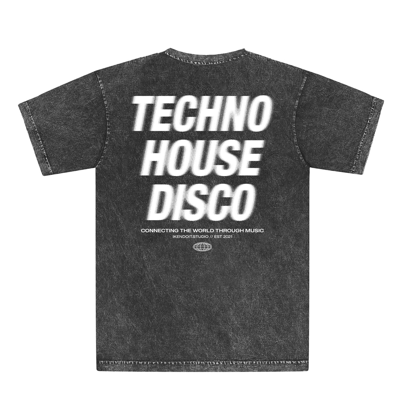 Techno x House x Disco Tee / Carbon Black - IKendoit.Shop