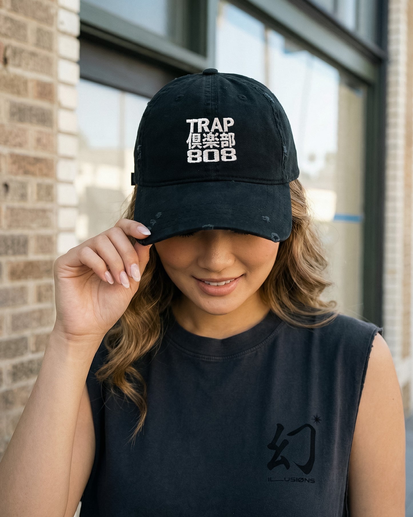 TRAP CLUB (倶楽部) Dad Hat / Black