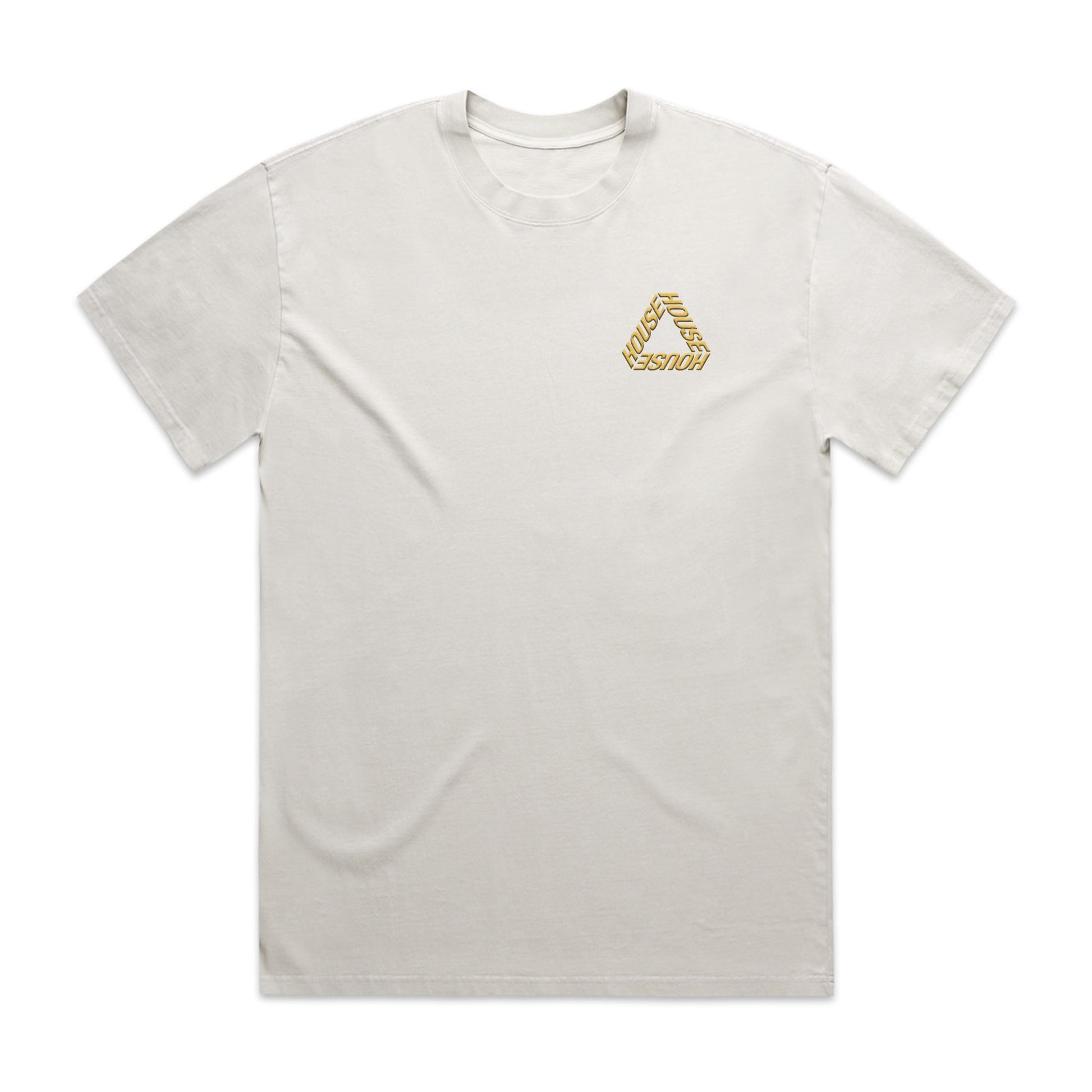 Tri [House] Faded Tee / Old Gold Embroidery - IKendoit.Shop